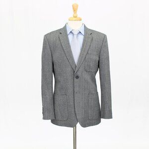 English Laundry 42R Gray HB 2-Button Sport Coat Blazer Jacket B722